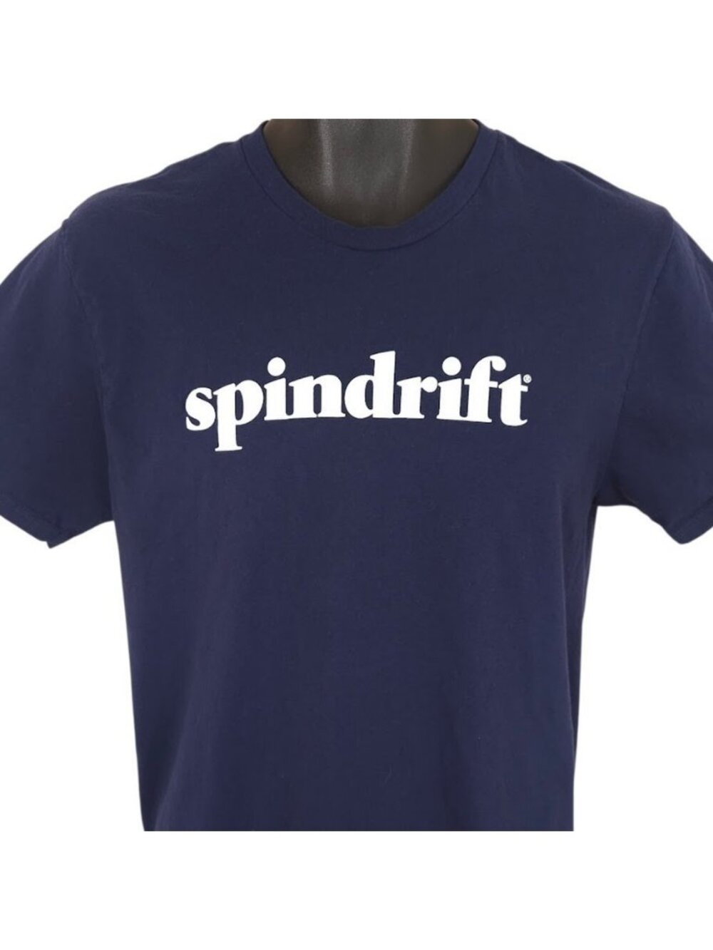 Spindrift Sparkling Water T Shirt Mens Size Medium Blue Real Squeezed Fruit